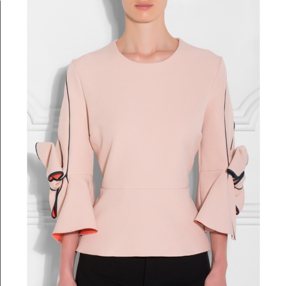 Roksanda Kemi bow sleeve top